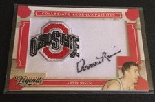 2008 Dunruss Playoff Patch Autograph Arnie Risen 77/98 CLP/10