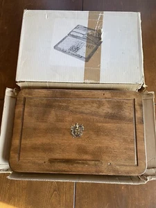 Mid-Century Gail Craft Holz Käsetablett Deluxe klappbar Buffet Servierer Neu aus altem Lagerbestand! - Bild 1 von 12