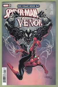 SPIDER-MAN (VENOM w/CHAINS APPEARANCE) FCBD 2021 1st PRINT NO STAMPS STICKERS - Picture 1 of 4