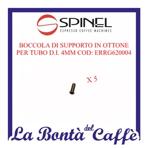 ERSATZTEIL 5 MESSING HALTERBUCHSEN FÜR IHRE D.I. 4 MM SPINEL/SAECO Maschine - Bild 1 von 1