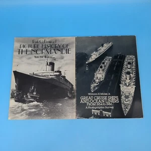 Picture History Normandie + Great Cruise Ships and Ocean Liners 1954 1986 - Picture 1 of 10