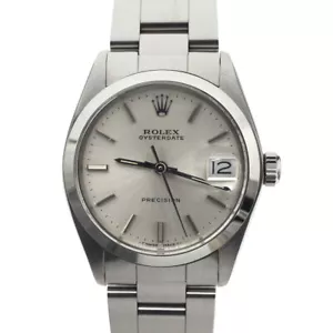 ROLEX Oysterdate 6466 Precision SS Boys R number From Japan w0204 - Picture 1 of 7