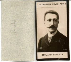 Edouard Detaille (1848-1912) Peintre. Photo Félix Potin 7,5 cm X 4,2 cm. - Photo 1/1