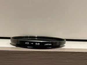 49mm To 58mm Step-up Ring - Photo 1/2