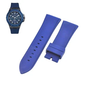 W0248G5 27mm Blue Rubber Watch Strap For Guess - Picture 1 of 7