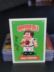 Horrorible Kids BURST CHESTER HANDSIGNIERT von Garbage Pail Kids MARK PINGITORE - Bild 1 von 2