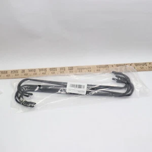 (6-Pk) ESFUN Heavy Duty S Hooks Extra Large Black 12" LONG12