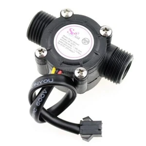 Interruptor de sensor de pasillo de agua café de 1/2" medidor contador de caudalímetro 1L-30L/min - Imagen 1 de 10