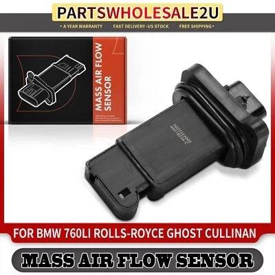 Mass Air Flow Sensor for BMW 760LI 2010-2015 Rolls-Royce Ghost Cullinan Wraith - Image 1 of 4