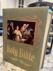 1971 Holy Bible KJV, Red Letter Edition, Heirloom Old & New Testaments - Picture 1 of 6