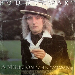 ROD STEWART - A NIGHT ON THE TOWN LP - IN GOOD+ CONDITION - AUSTRALIAN PRESSING - Picture 1 of 1