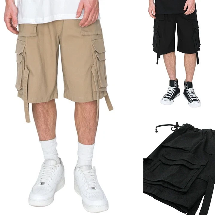 Victorious Men's Casual Utility Double Side Cargo Jogger Comfortable Shorts JS70 - Image 1 of 1