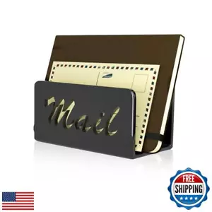 wishacc Mail Organizer countertop, Mail sorters Letter Holder Desktop Organiz - Picture 1 of 5