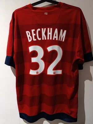 Maillot Jersey Maglia PSG PARIS SAINT-GERMAIN 2012 2013 BECKHAM 32 NIKE away M - Photo 1/4