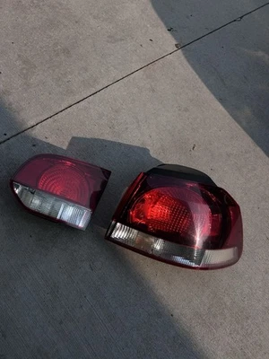2010-2014 Volkswagen Golf MK6 GTI Passenger Side Tail Lights OEM - Image 1 of 4