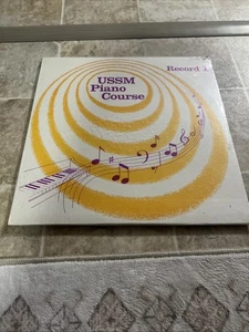 USSM Piano Course Vinyl LP Set Record 1 & 2 - 1971 New Sealed - Picture 1 of 8