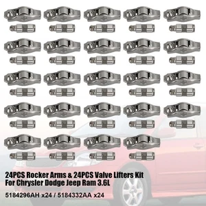 Kit de 24 piezas de brazos basculantes y 24 piezas de elevadores de válvula para Chrysler Dodge Jeep Ram 3,6 L - Imagen 1 de 11
