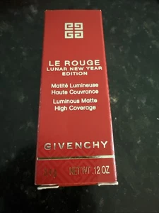 Givenchy Le Rouge High Coverage Lipstick 316 Orange Absolu Matte Red Lip Colour - Picture 1 of 10