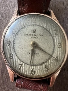 Vintage INGERSOLL TRIUMPH British Made, Manual Wind Mens WRISTWATCH, VGC Working - Picture 1 of 14