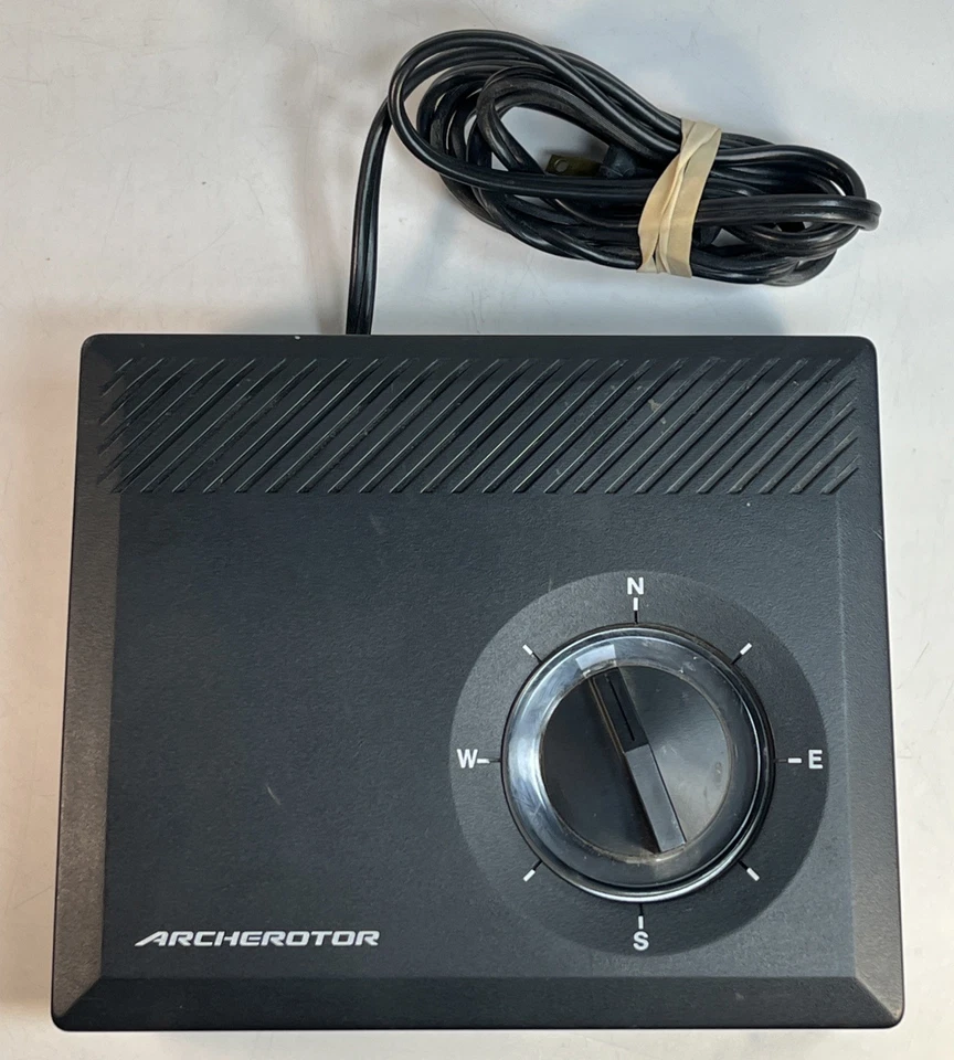 Tandy RadioShack 15-1225B Archerotor TV Antena Rotador Controlador Testado Bom - Imagem 1 de 4