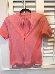 Pearl Izumi Cycling Jersey Orange Medium Womens Shortsleeved EUC - Picture 1 of 11