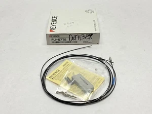Keyence FU-57TE Digital Fiber Optic Sensor Fiber Unit Thrubeam Type - Picture 1 of 6