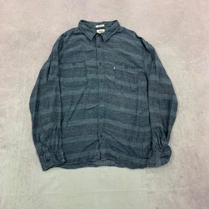 Levi's Shirt striped patterned long sleeve shirt with chest pockets Men's XL - Picture 1 of 5