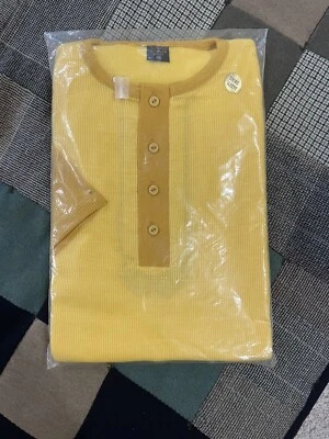 Camisa De Colección Años 60 DEADSTOCK Tejida Para Hombres Atomic Rockabilly Mod Hippy Playa Mediana Foto 1 de 4