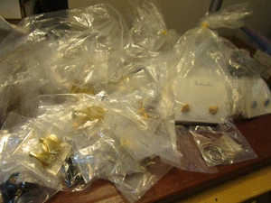 LARGE LOT OF PAIRED EAR RINGS 3 POUNDS - Picture 1 of 8