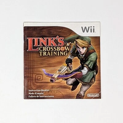 Link's Crossbow Training (Wii) Manual (No Game) - Image 1 of 4