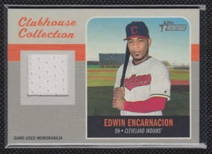 2019 Topps Heritage Clubhouse Collection Relics Edwin Encarnacion White Jersey - Picture 1 of 2