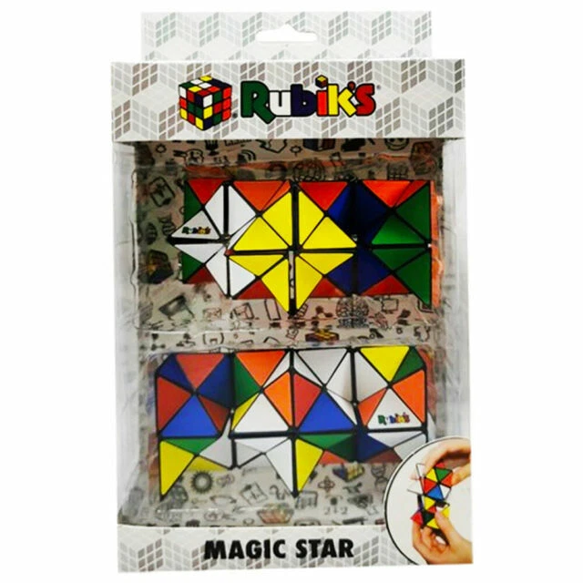 Rubik's Cube Magic Star Gift Set Twin Pack Puzzle Games Educational Stem Toy NEW - Image 1 of 1