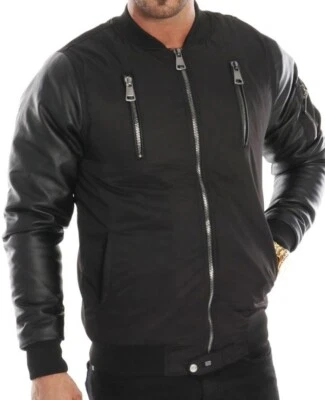 Cipo & Baxx Bomber Jacket Men's Black Dragon L NWT New Foto 1 de 4