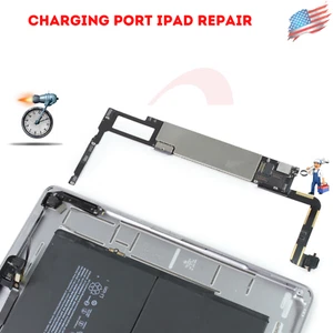 iPad 8va generación 2020 puerto de carga reparación servicio completamente montado rápido EE. UU. - Imagen 1 de 3