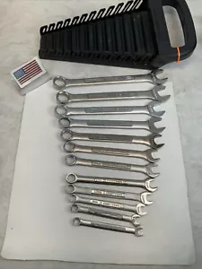Craftsman 12 pz chiavi a combinazione metrica su rack, 7 mm min - max 18 mm, USA - Foto 1 di 22