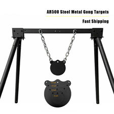Fit AR500 Steel 4"/6"Metal Target Gong Rifle Pistol/Shooting Target Stand/Chain