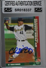 2008 Choice New York-Penn League Top Prospects Chase d'Arnaud #09 Auto