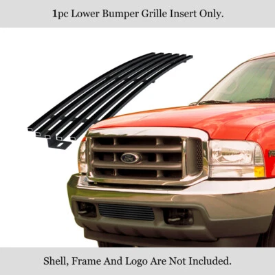 Se adapta a 99-04 Ford F-250/F-350/F-450/F-550 SD rejilla de billet de acero inoxidable Foto 1 de 4