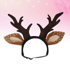  Cat Antlers Hair Hoops Pet Christmas Costume Accessories Headgear
