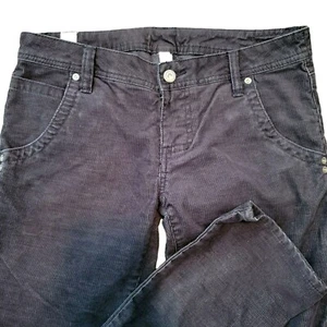 Boys Black Corduroy Pants Size 32" DC Shoes Skinny Straight JJ1555 - Picture 1 of 8