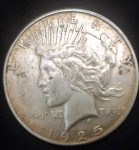 1925 Liberty Silver Dollar Coin 1925 Liberty Silver Dollar Piece - Picture 1 of 4