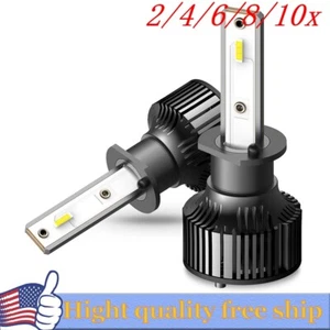 CANBUS H1 LED Headlight Bright bulb Kit White 22000LM High/Low Beam 6500K 2/4X - Picture 1 of 20