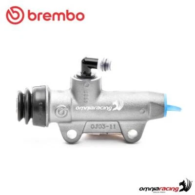 Rear brake pump Brembo 11mm titanium body wheelbase 40mm straight exit PS11C - Immagine 1 di 4