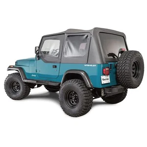 TACTIK Fabric Only Replacement Soft Top - Fits Jeep Wrangler 1988-1995 YJ - C... - Picture 1 of 6