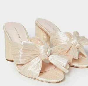 Loeffler Randall Penny Knot Almond Slip On Mule Sandals Womens 9 - Picture 1 of 16