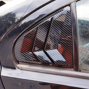 2X Carbon Fiber Quarter Window Louver Shutter For Mitsubishi Lancer EVO 2009-16 - Bild 1 von 7