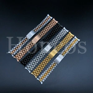 20 MM President Jubilee Watch Band Bracelet Fits for Rolex Steel Vintage Clasp - Picture 1 of 36