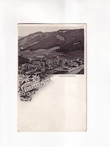 F187) GRUSS aus VORDERNBERG - Steiermark - BAHNHOF Häuser Ort - LITHO selten ! - Imagen 1 de 2