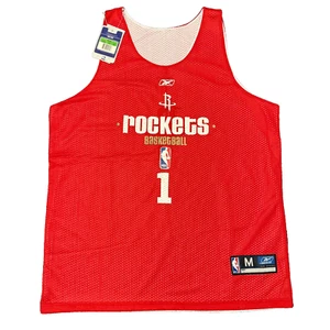Vintage Reebok Tracy Mcgrady Houston Rockets Reversible Jersey sz. M Medium New - Picture 1 of 10