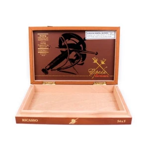 Montecristo Espada Ricasso Empty Wood Cigar Box 9.5" x 6.25" x 1.25" - Picture 1 of 8